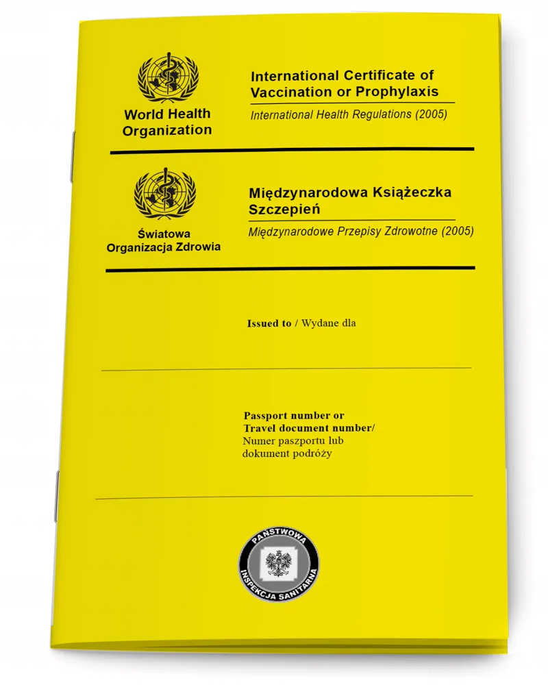 Międzynarodowa Książeczka Szczepień (ICVP) — żółty certyfikat WHO